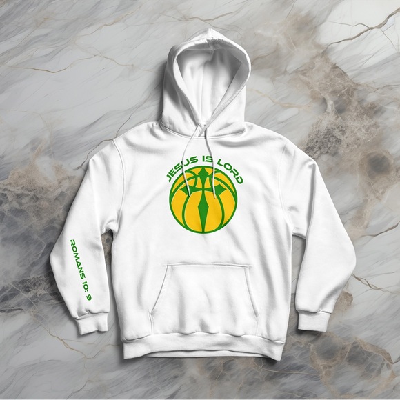Other - Men’s Hoodie Jesus Is LORD Basketball Christian Faith Bible Verse Sweatshirt